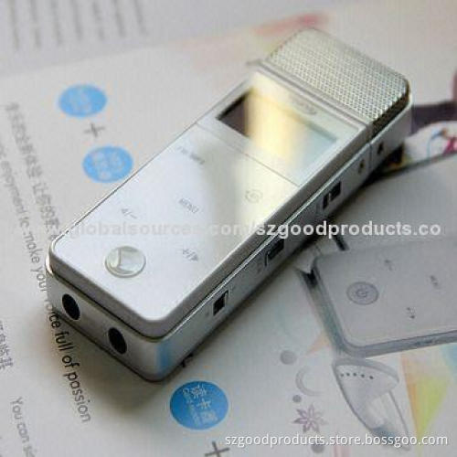 MP3 Player, Karaoke Microphone, Supports FM Radio/Voice Record/U-disk and More/Multi-point Function